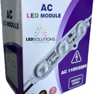 Caja De 100 Módulos Led 3 Diodos AC Directo 110V
