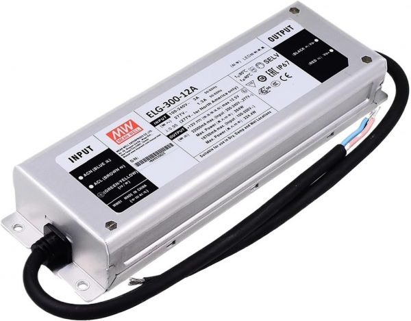 Transformador Meanwell 300W 12V IP67