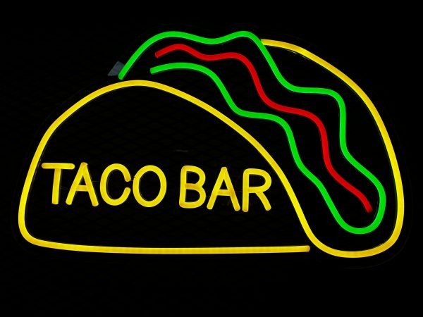 Rótulo de Neón - "Taco Bar"