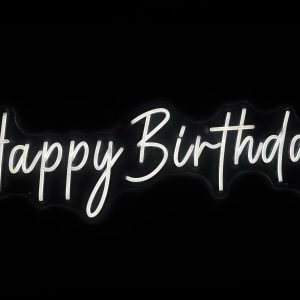 Rótulo de Neón - "Happy Birthday 1 Linea"